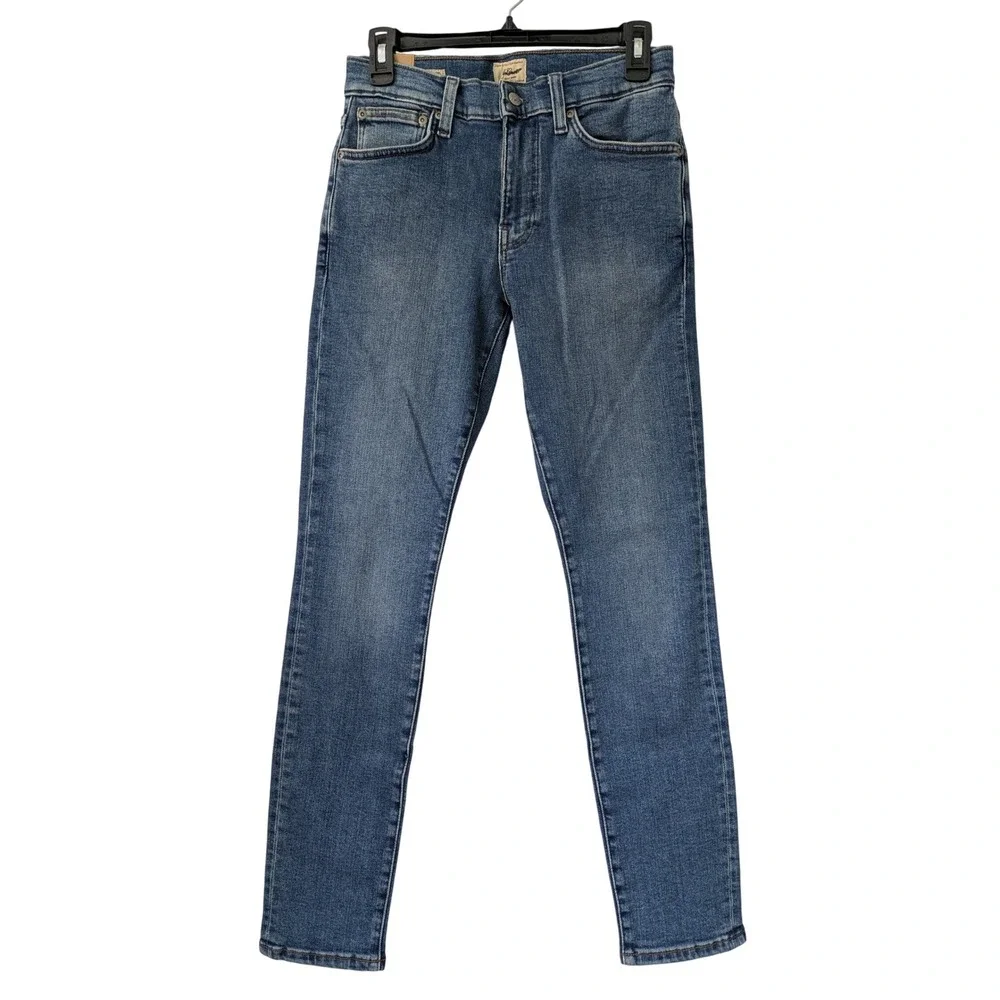 J. Crew 250 Skinny Fit Stretch Jean Medium Wash Mens Size 29 x 30 NWT $128 BX861
